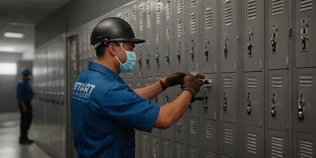 Employee locker management