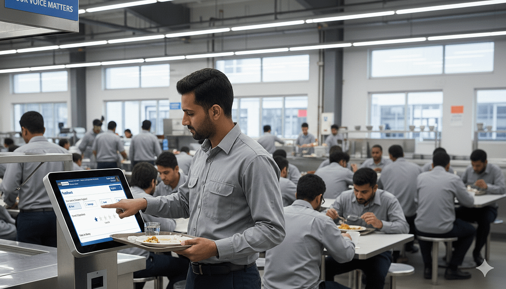 canteen feedback kiosk