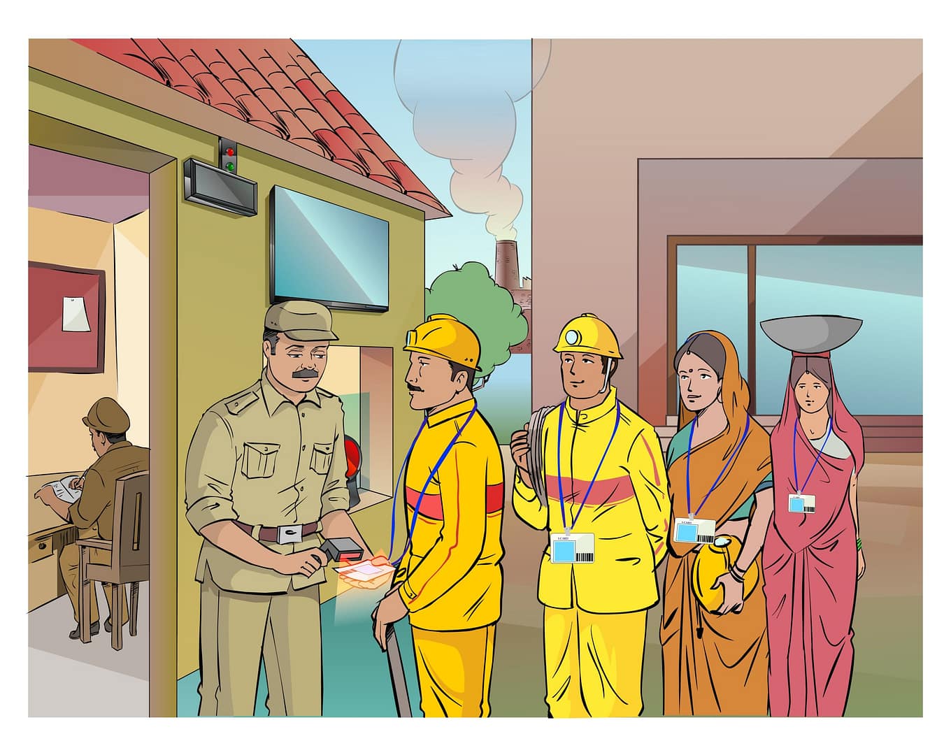 Contract labor management system